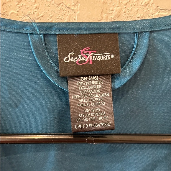 Secret Treasures Teal Women's Robe - Picture 2 of 8